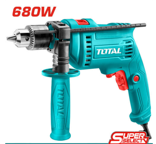 TALADRO PERCUTOR 680W 13MM -TOTAL TG1061356